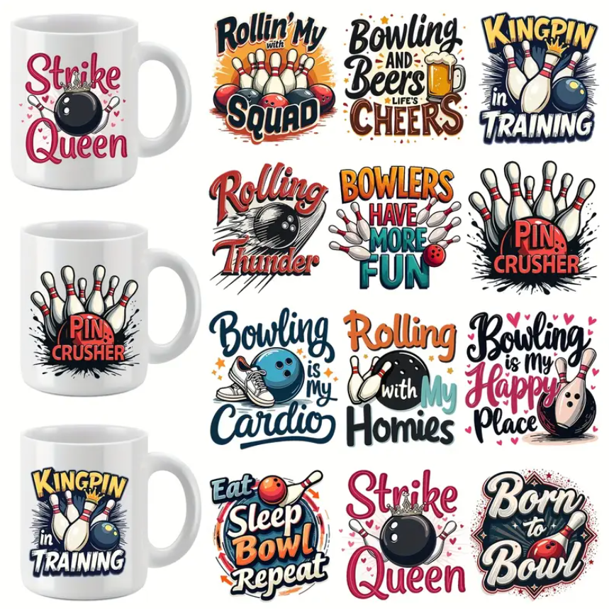 UV DTF Build Your Own Gang Sheet Water-Proof, Scratch-Proof, Vibrant, Self-Adhesive, Vibrant Designs, DIY Crafts